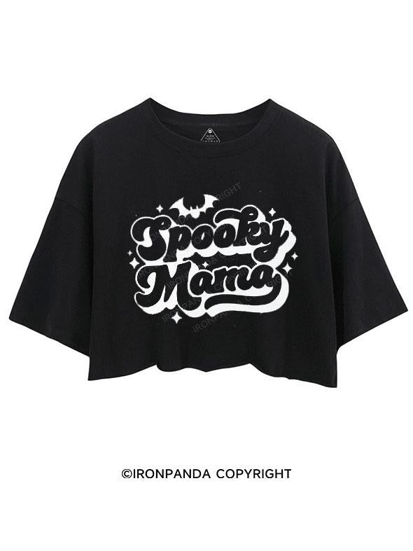 SPOOKY MAMA CROP TOPS