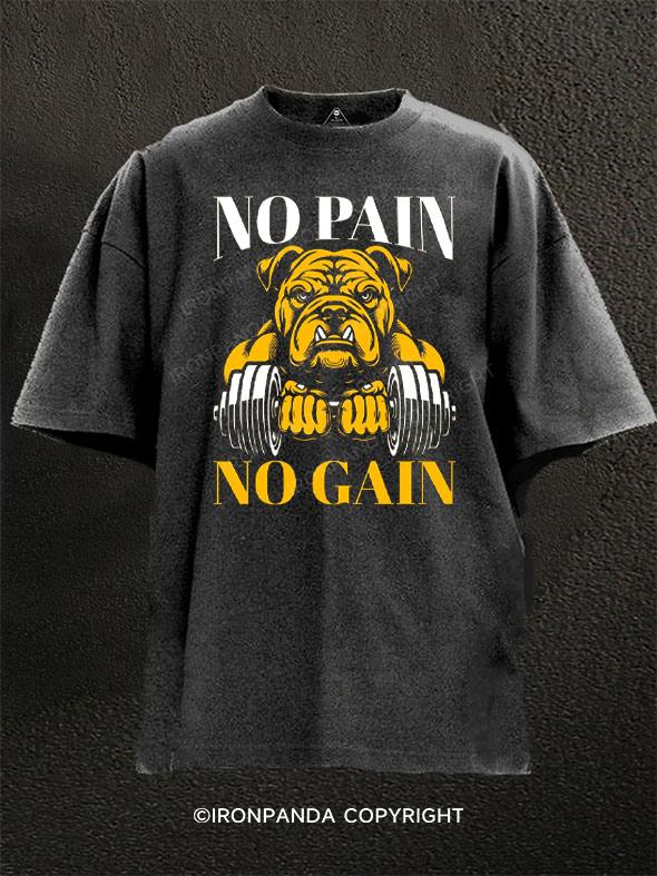 Fitness Bulldog Washed Gym Shirt