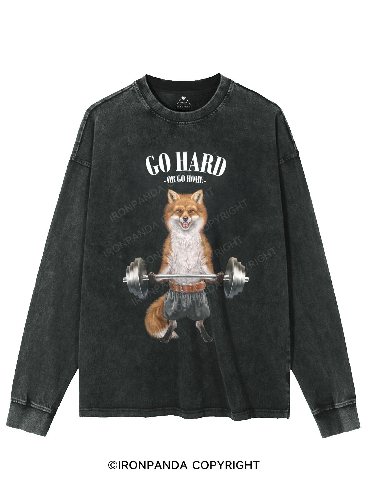 Fox Weightlifting WASHED LONG SLEEVE SHIRT