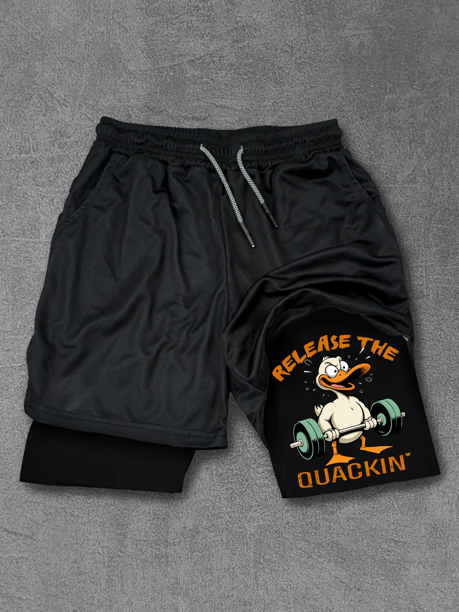 Release The Quackin' Performance Training Shorts