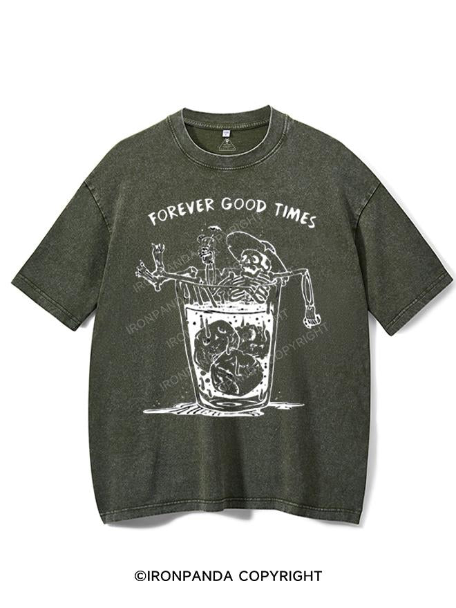 FOREVER GOOD TIMES VINTAGE GYM SHIRT