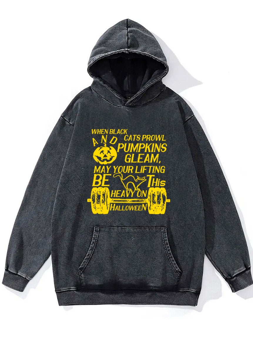 halloween Washed Gym Hoodie