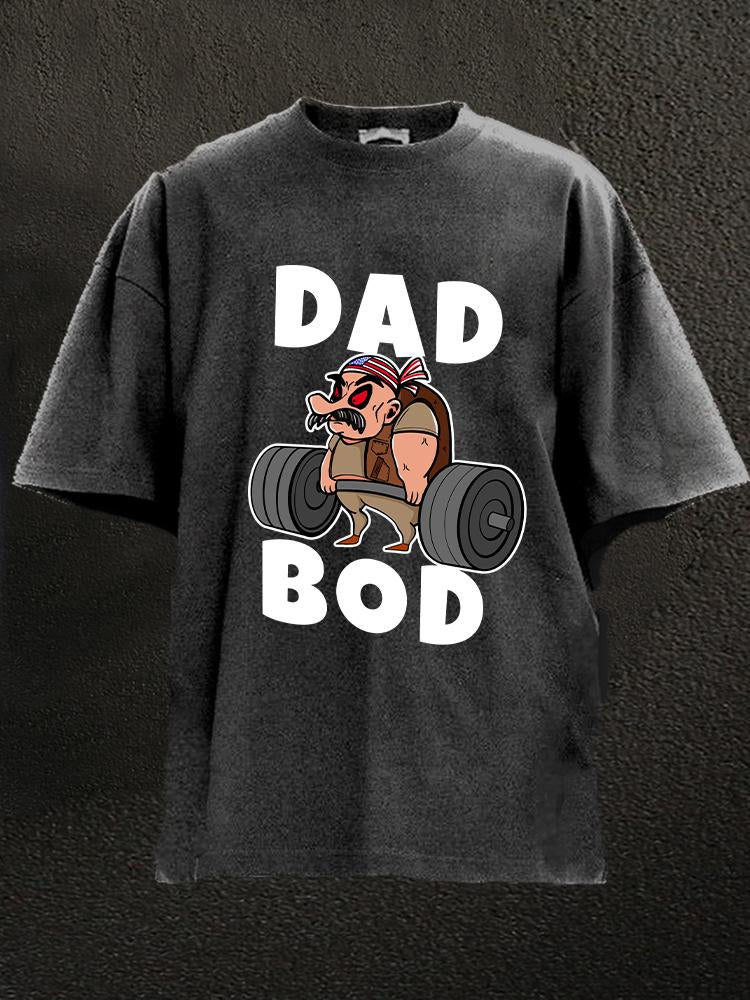 Dad Bod Washed Gym Shirt