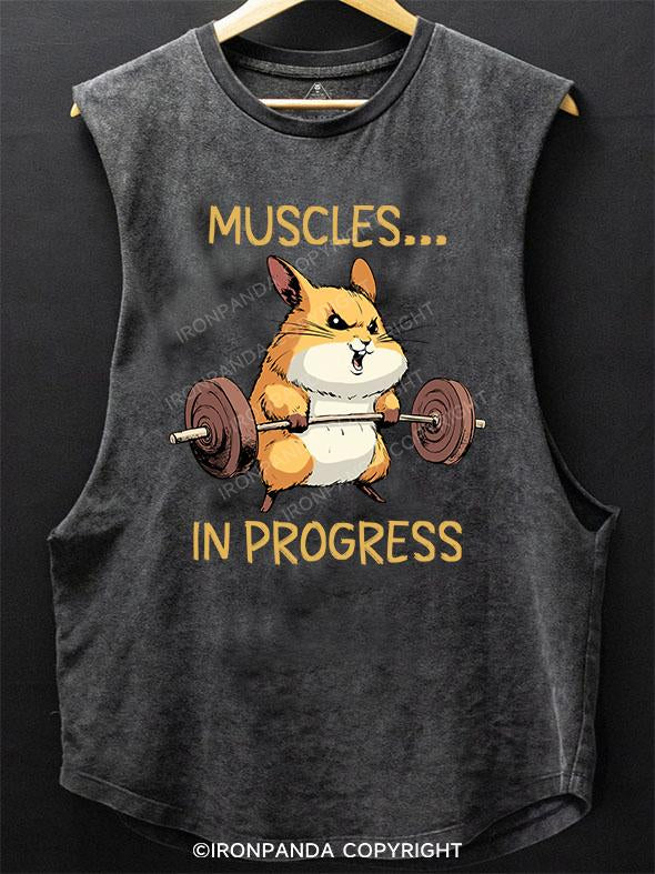 muscles in progress Pika SCOOP BOTTOM COTTON TANK