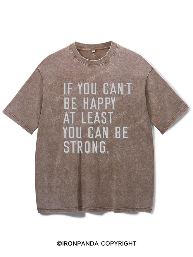 HAPPINESS in STRENGTH Washed Gym Shirt