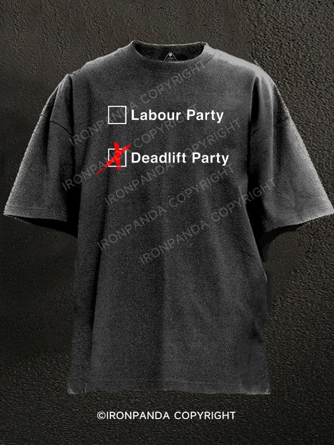 VOTE for DEADLIFTS Washed Gym Shirt