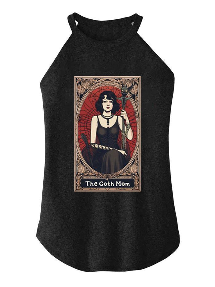 THE GOTH MOM TAROT  TRI ROCKER COTTON TANK