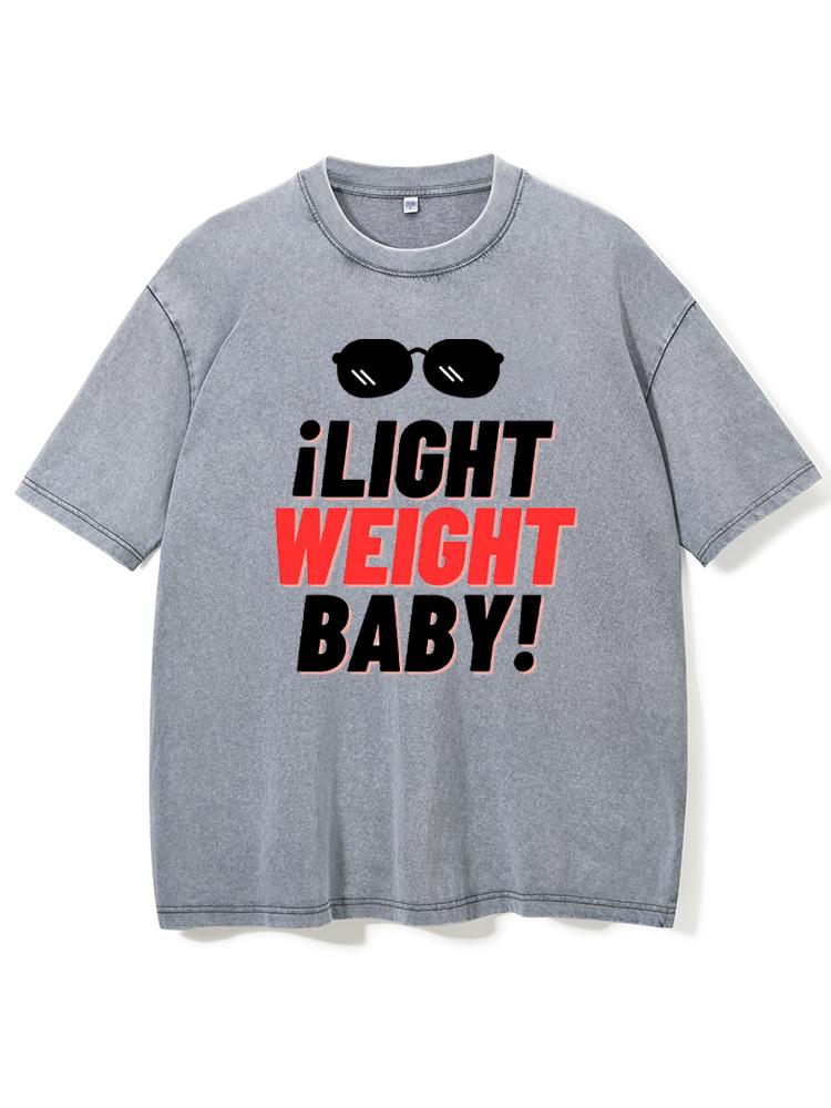 LIGHT WEIGHT BABY Washed Gym Shirt