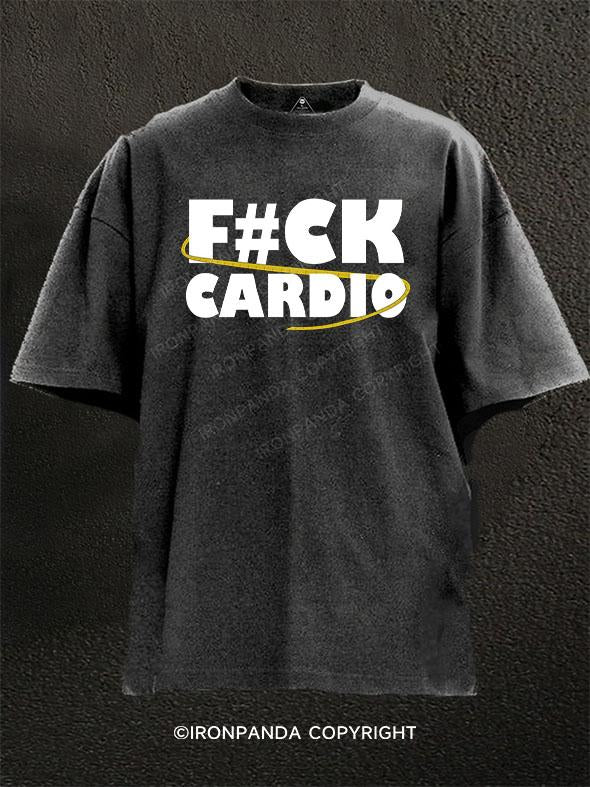 Fuck Cardio Washed Gym Shirt