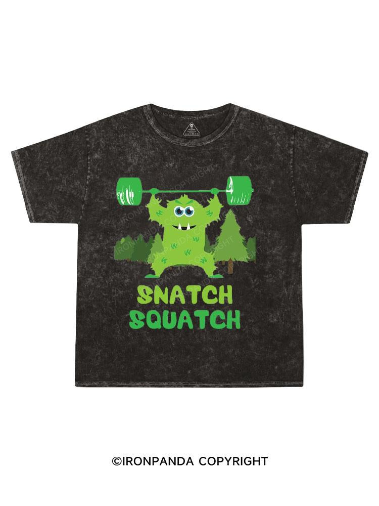 Snatch Squatch Kids Washed T-Shirt