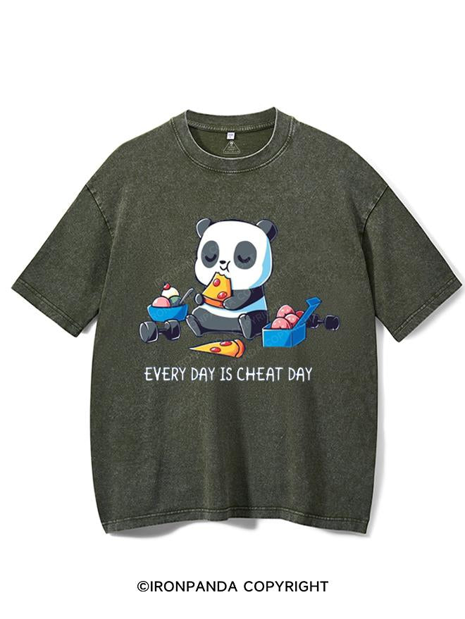 EVERY DAY IS CHEAT DAY VINTAGE GYM SHIRT