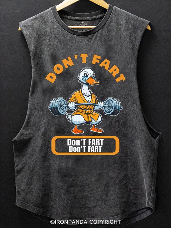 Duck Funny Fitness SCOOP BOTTOM COTTON TANK