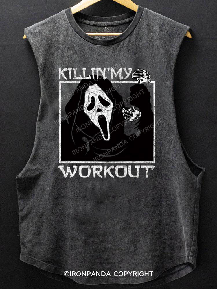 killing my workout SCOOP BOTTOM COTTON TANK