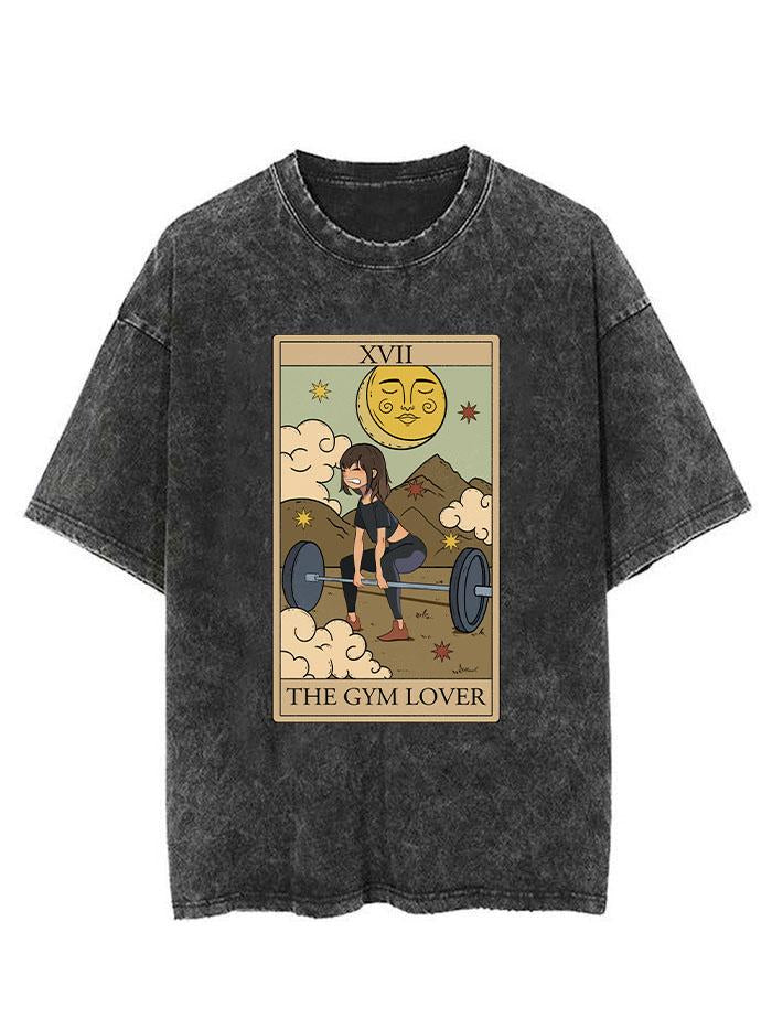 CARTOON THE GYM LOVER TAROT VINTAGE GYM SHIRT