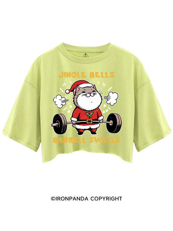 JINGLE BELLS BARBELL SWELLS CROP TOPS