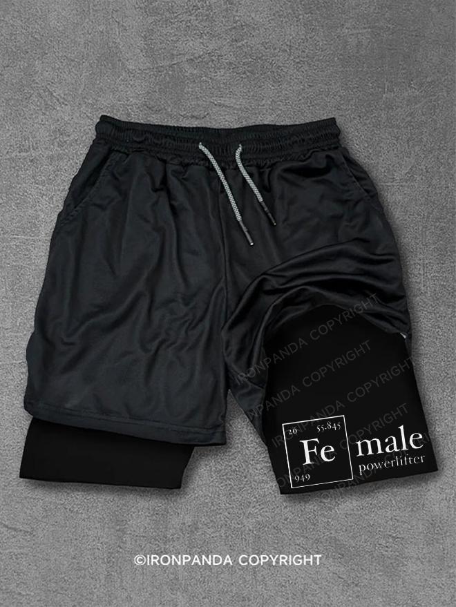 Fe Powerlifter Performance Training Shorts