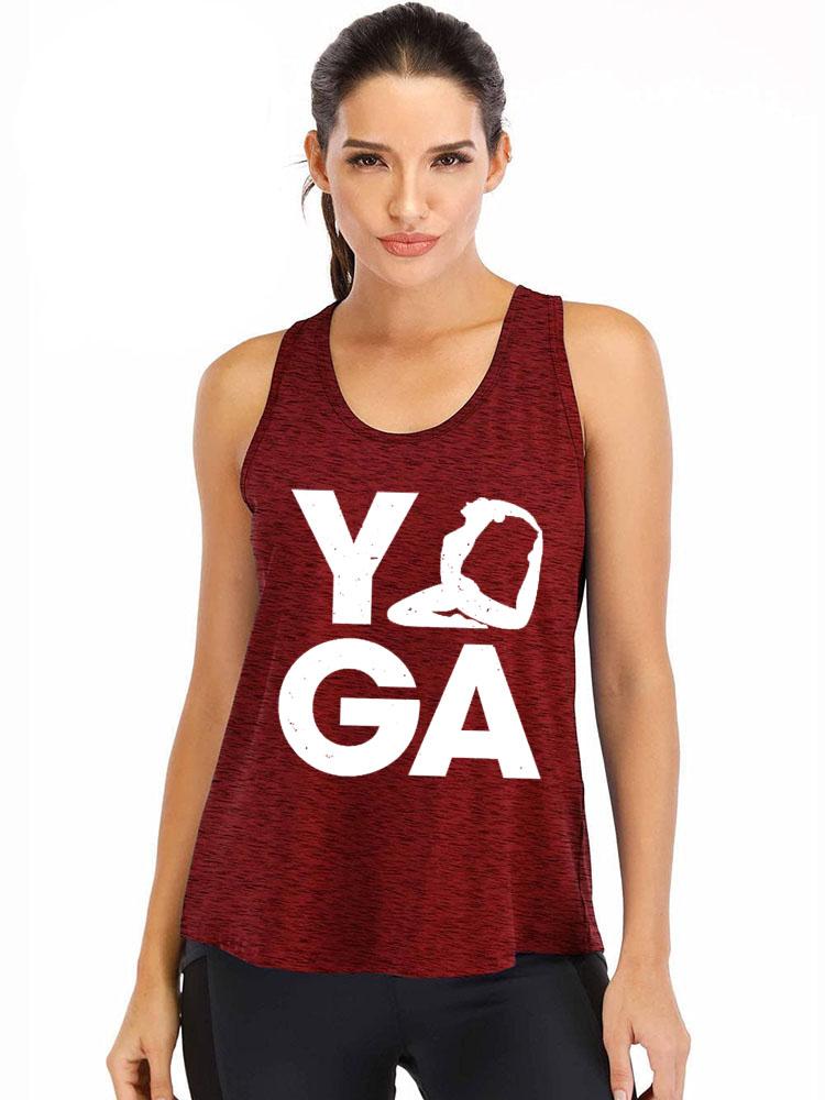 YOGA Loose fit cotton  Gym Tank