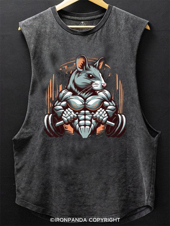 Gym Rat Master SCOOP BOTTOM COTTON TANK