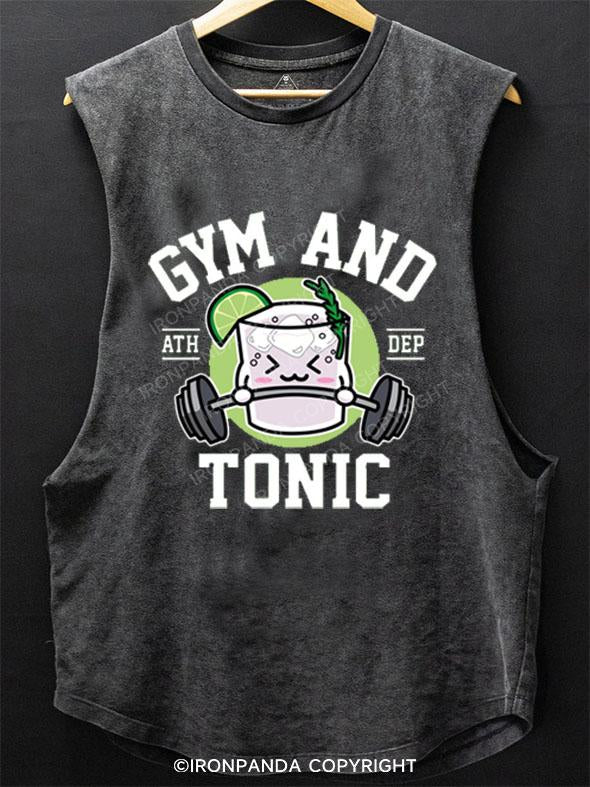 GYM AND TONIC SCOOP BOTTOM COTTON TANK