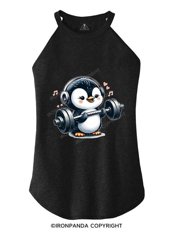 penguin weightlifting TRI ROCKER COTTON TANK