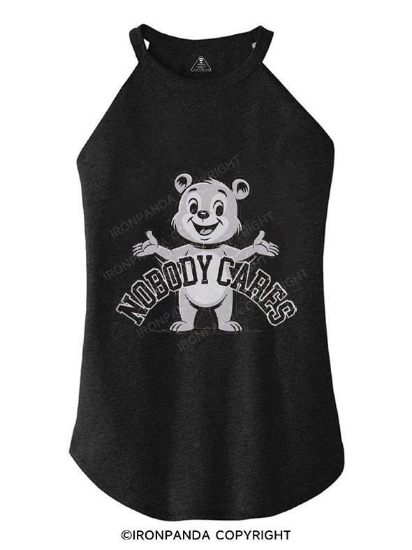 NOBODY CARES TRI ROCKER COTTON TANK