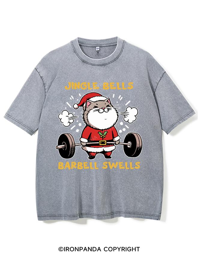 JINGLE BELLS BARBELL SWELLS VINTAGE GYM SHIRT