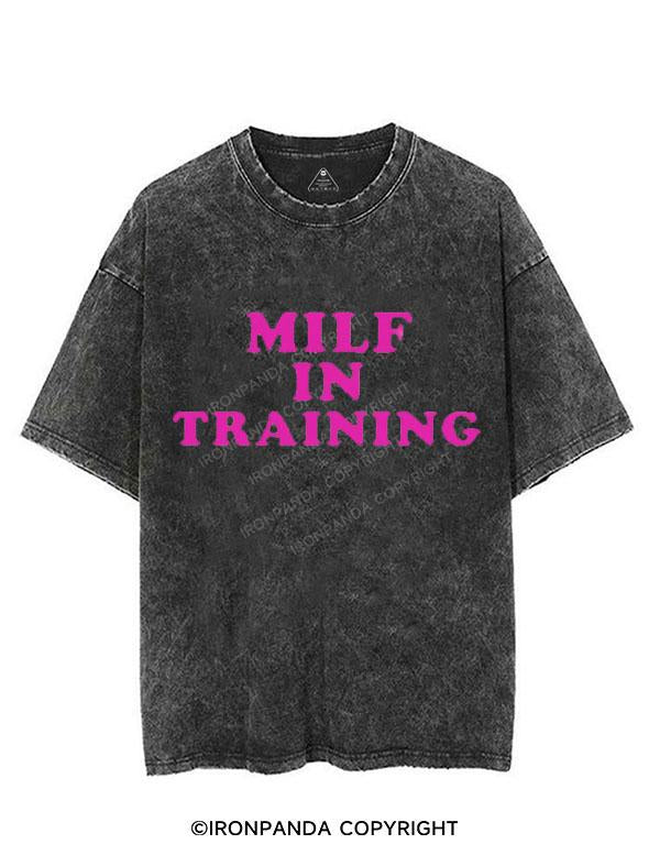 MILF IN TRAINING VINTAGE GYM SHIRT