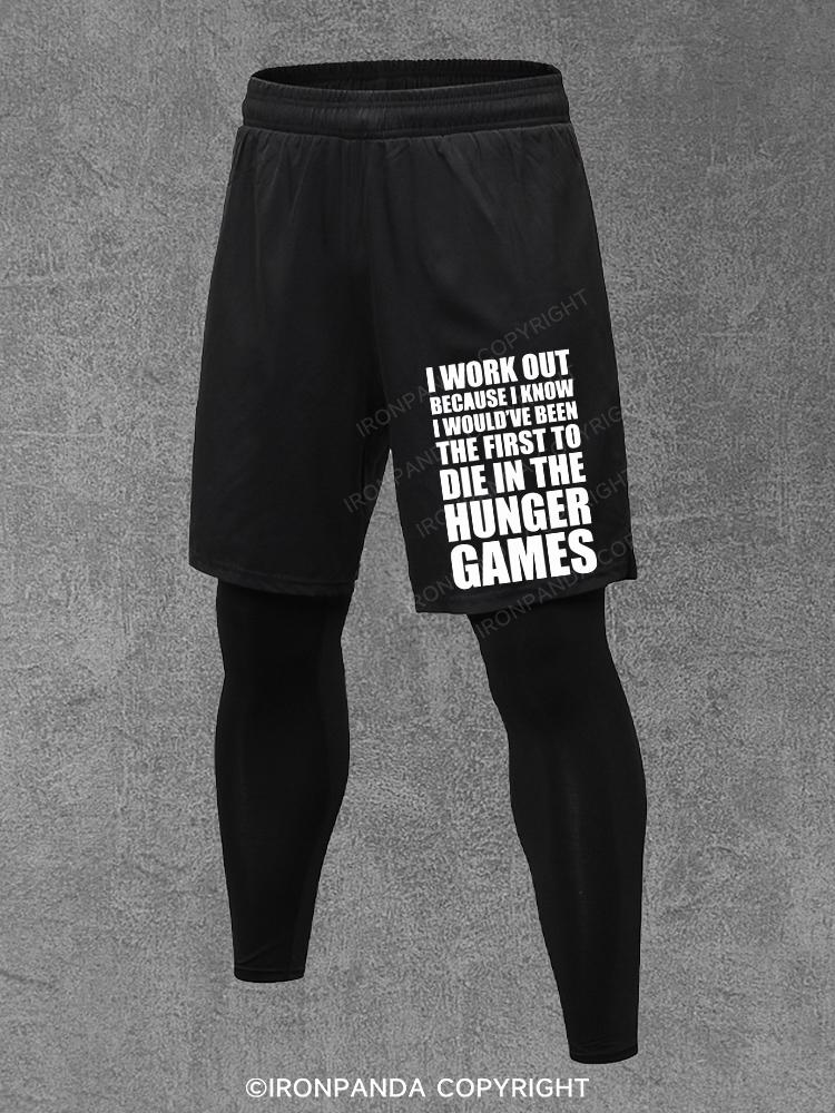 DIE IN THE HUNGER GAMES Performance Training Pants