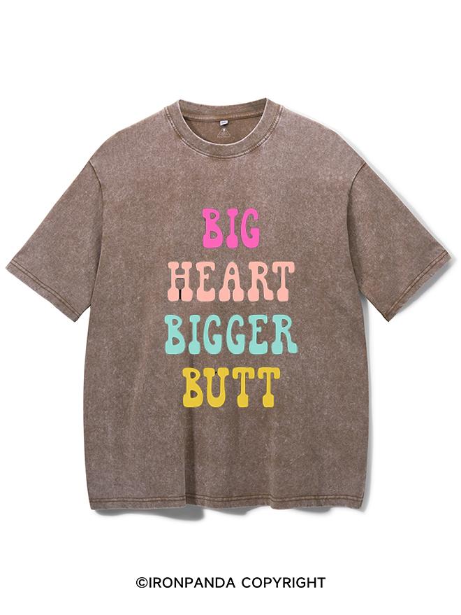 BIG HEART BIGGER BUTT VINTAGE GYM SHIRT