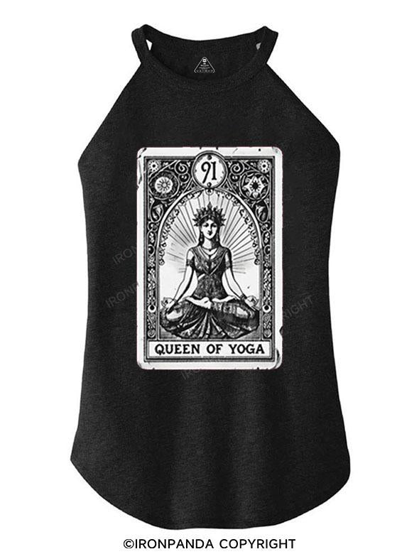 Yoga Queen TRI ROCKER COTTON TANK