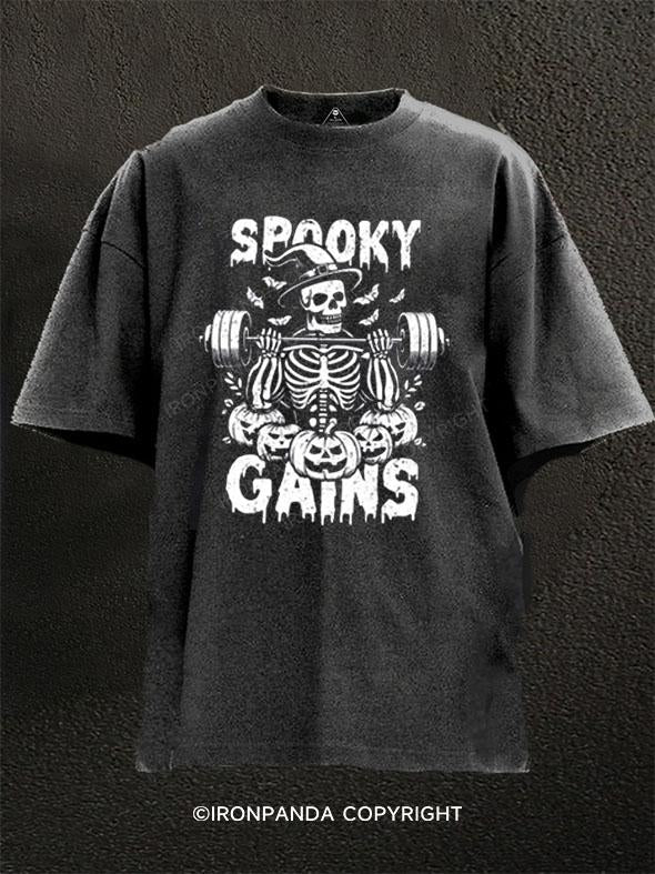 Spooky gains Washed Gym Shirt