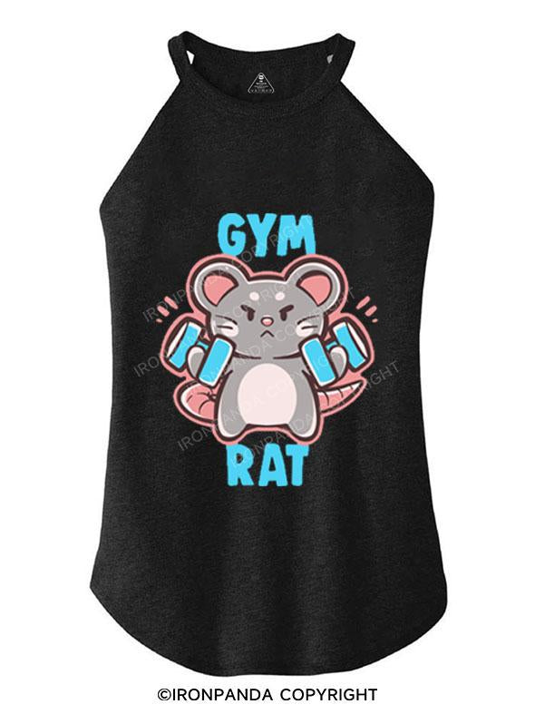 GYM RAT TRI ROCKER COTTON TANK