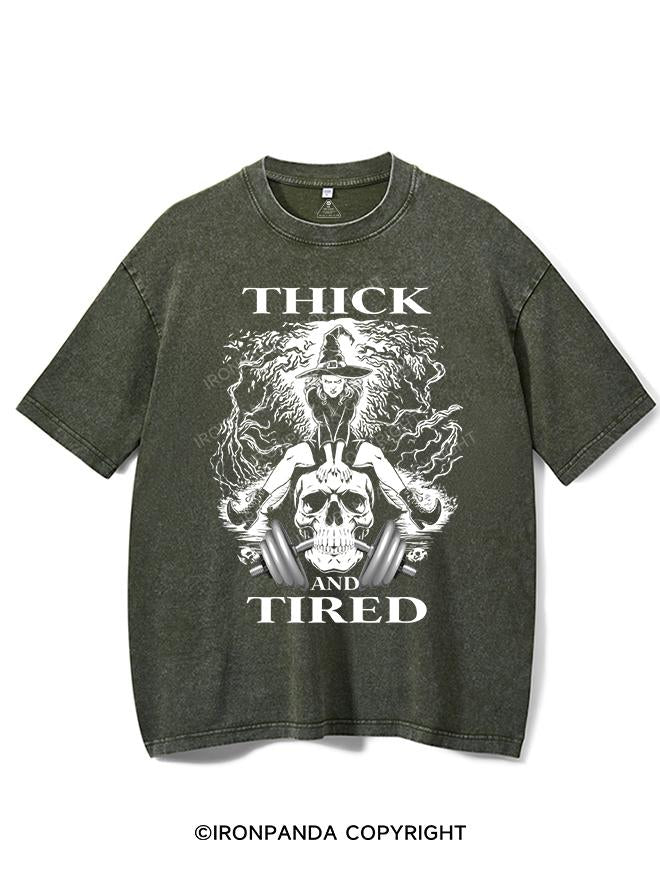 THICK AND TIRED VINTAGE GYM SHIRT