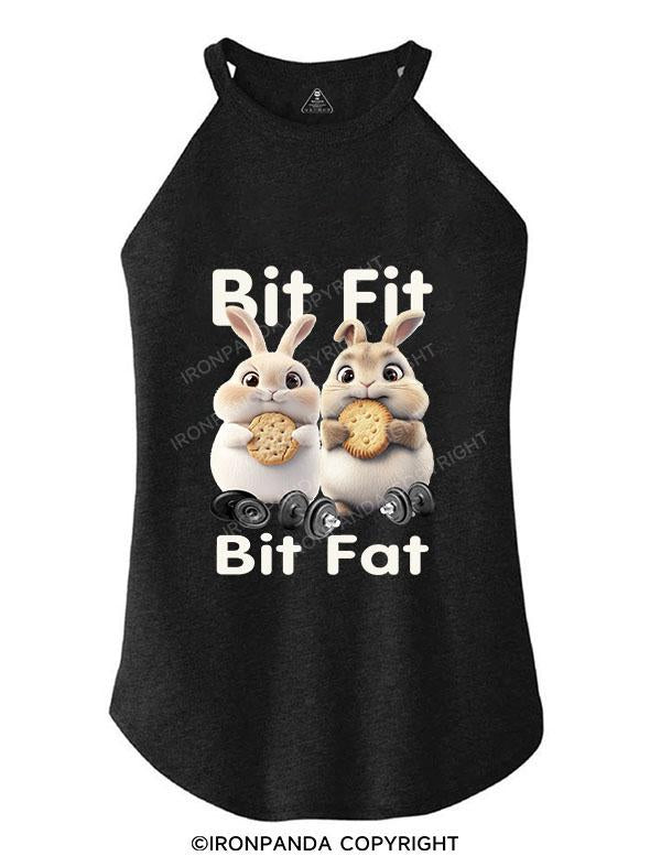 BIT FIT BIT FAT BUNNY TRI ROCKER COTTON TANK