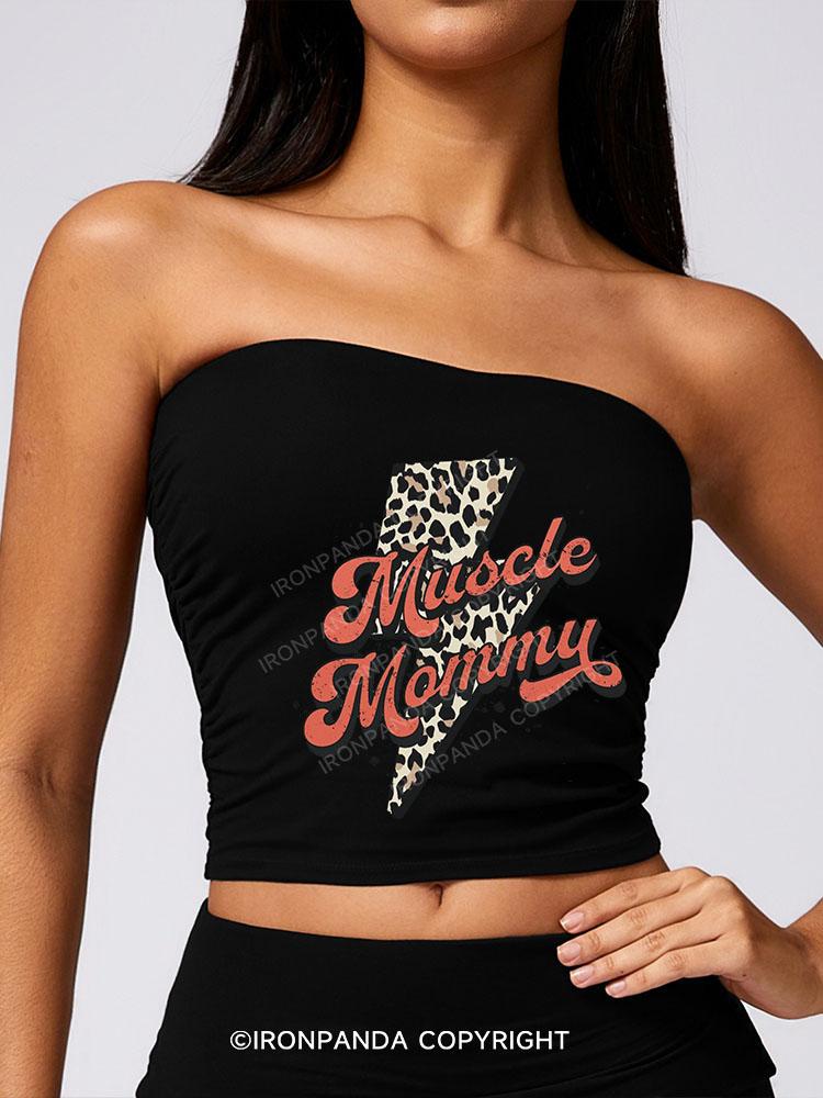 RETRO MUSCLE MOMMY SPORT BOOB TUBE TOP