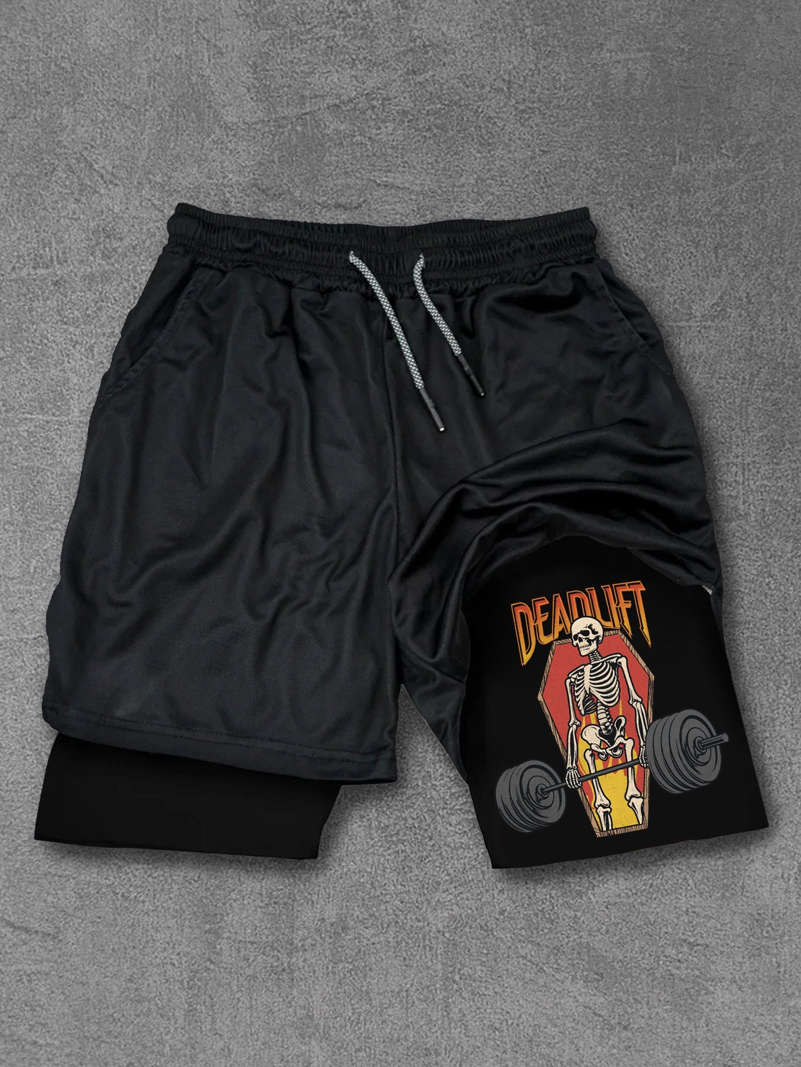 deadlift skeleton Performance Training Shorts