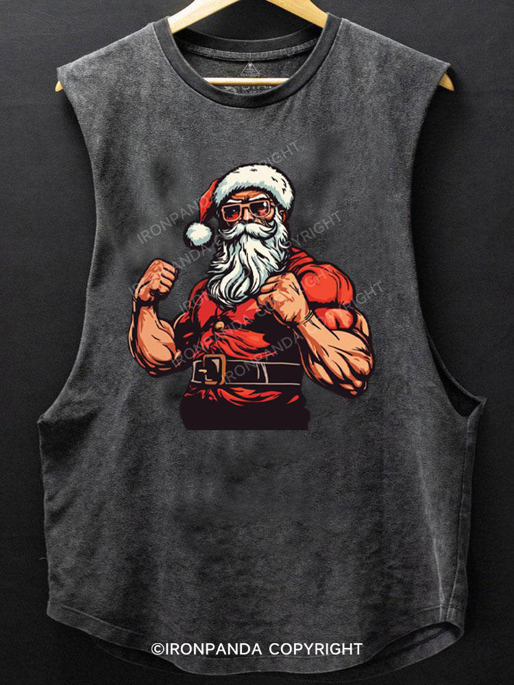 Muscle Santa Claus SCOOP BOTTOM COTTON TANK