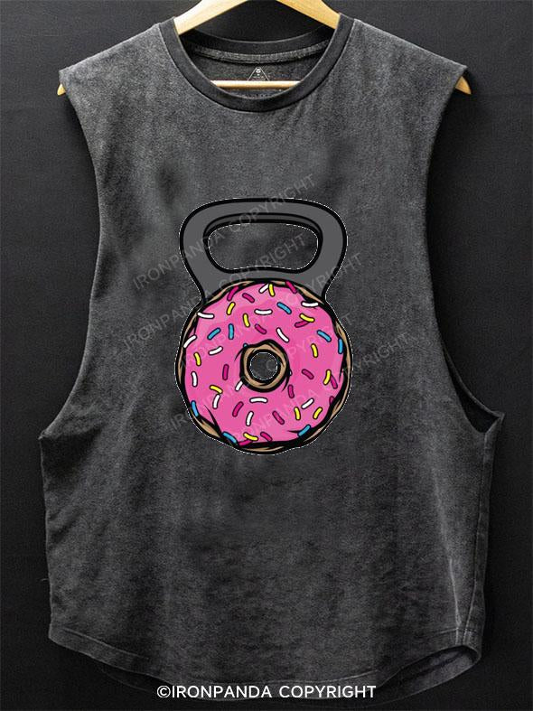 DONUT BARBELL SCOOP BOTTOM COTTON TANK