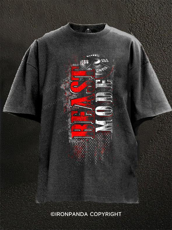 BEAST MODE Washed Gym Shirt