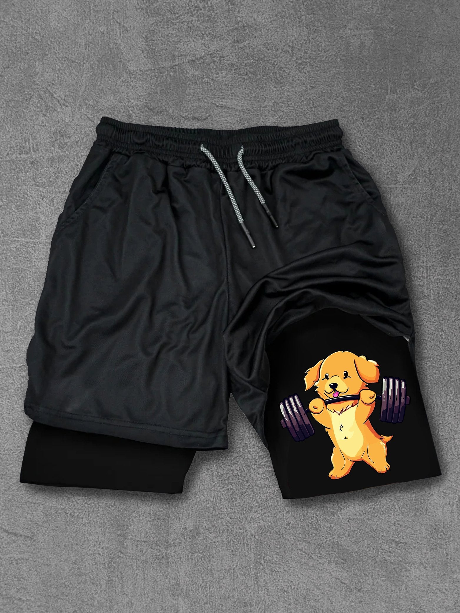 Golden Retriever Gym Performance Training Shorts