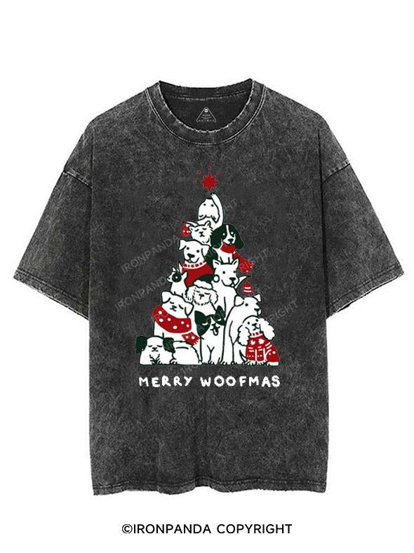 MERRY WOOFMAS VINTAGE GYM SHIRT