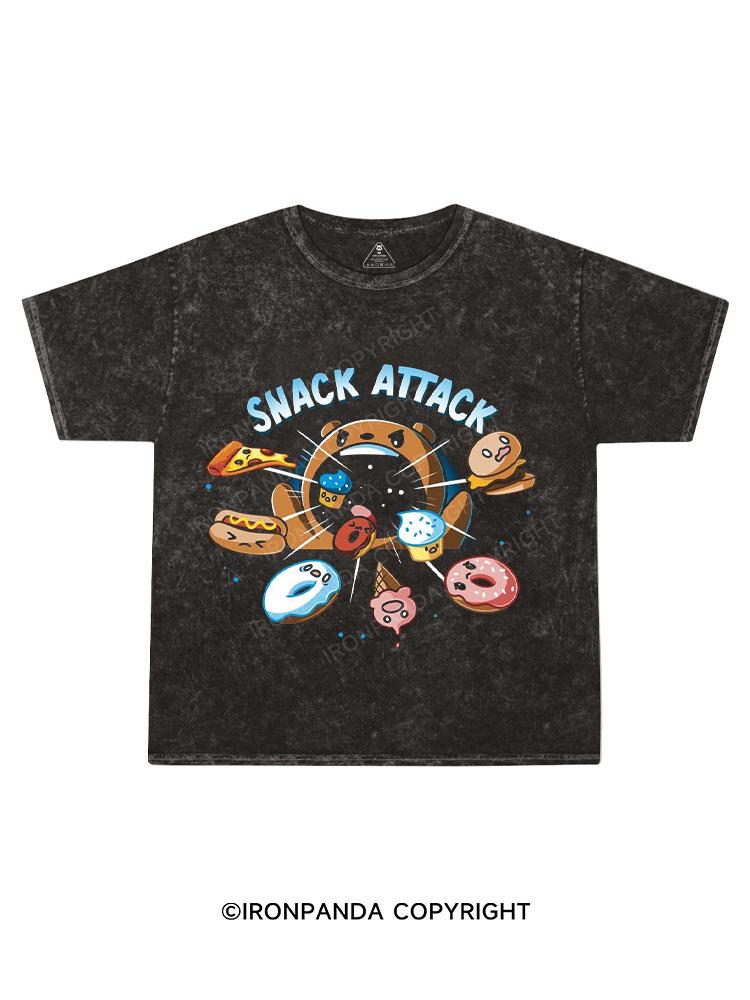 SNACK ATTACK Kids Washed T-Shirt