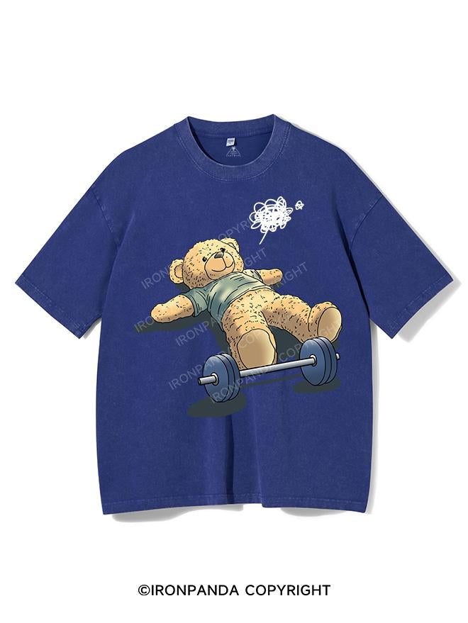 TEDDY'S BENCH HUSTLE VINTAGE GYM SHIRT