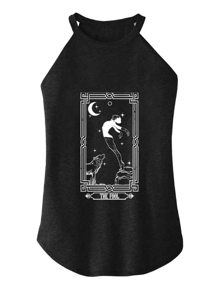 THE FOOL TAROT ROCKER COTTON TANK