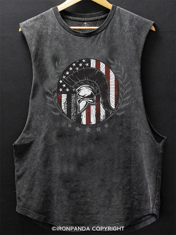 American Spartan SCOOP BOTTOM COTTON TANK