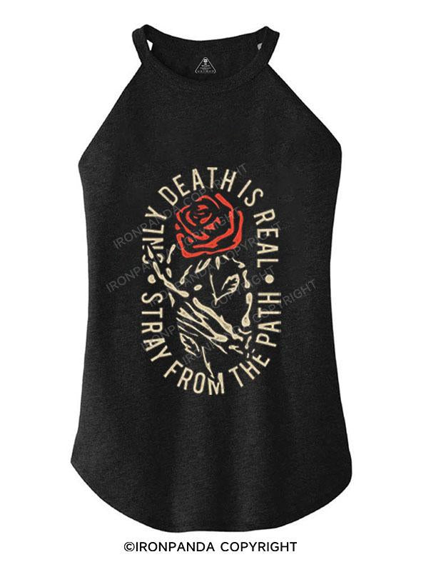 STRAY FROM THE PATH ONLY DEATH IS REAL TRI ROCKER COTTON TANK