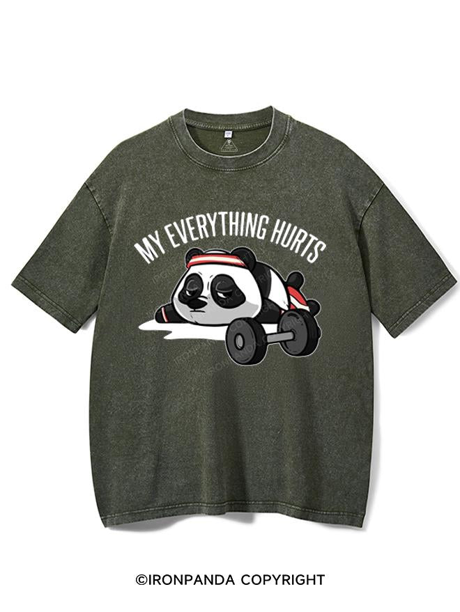 MY EVERYTHING HURTS VINTAGE GYM SHIRT