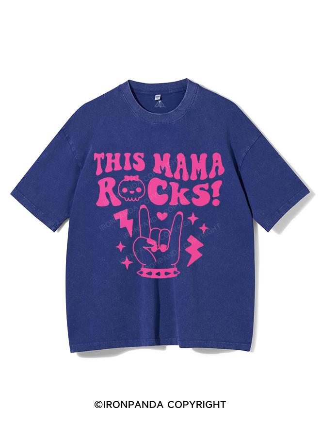 THIS MAMA ROCKS VINTAGE GYM SHIRT