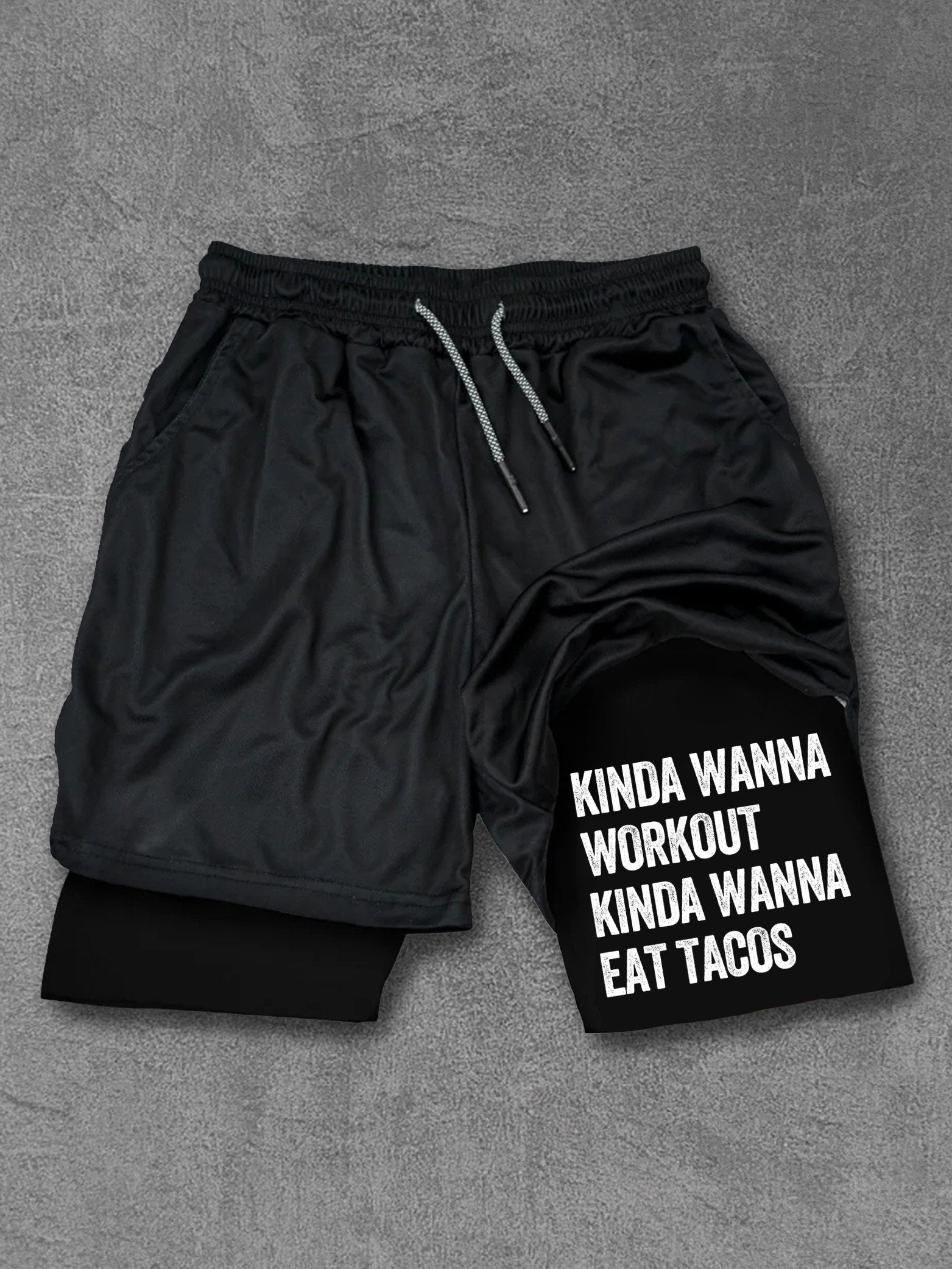 kinda wanna workout kinda wanna eat tacos Performance Training Shorts