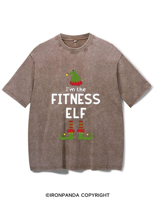 I'M THE FITNESS ELF VINTAGE GYM SHIRT